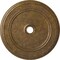 Ekena Millwork Classic Ceiling Medallion (Fits Canopies up to 5 1/2"), 41 1/8"OD x 4"ID x 2 1/8"P, Rubbed Bronze CM41CLRZS - alternate 1